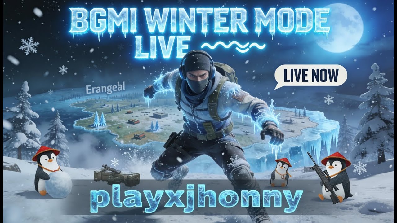 BGMI Winter Mode LIVE 🥶❄️| new Update