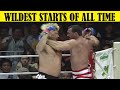 Top 10 Fights With the Craziest & Most Insane Starts