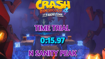 (FWR) Crash 4: N Sanity Peak In 0:15.97 + In Depth Breakdown (PS4 Standard)