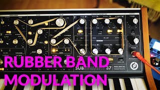 Tips and Tricks on How To use the Moog Subsequent37 with Rubber Band Modulation