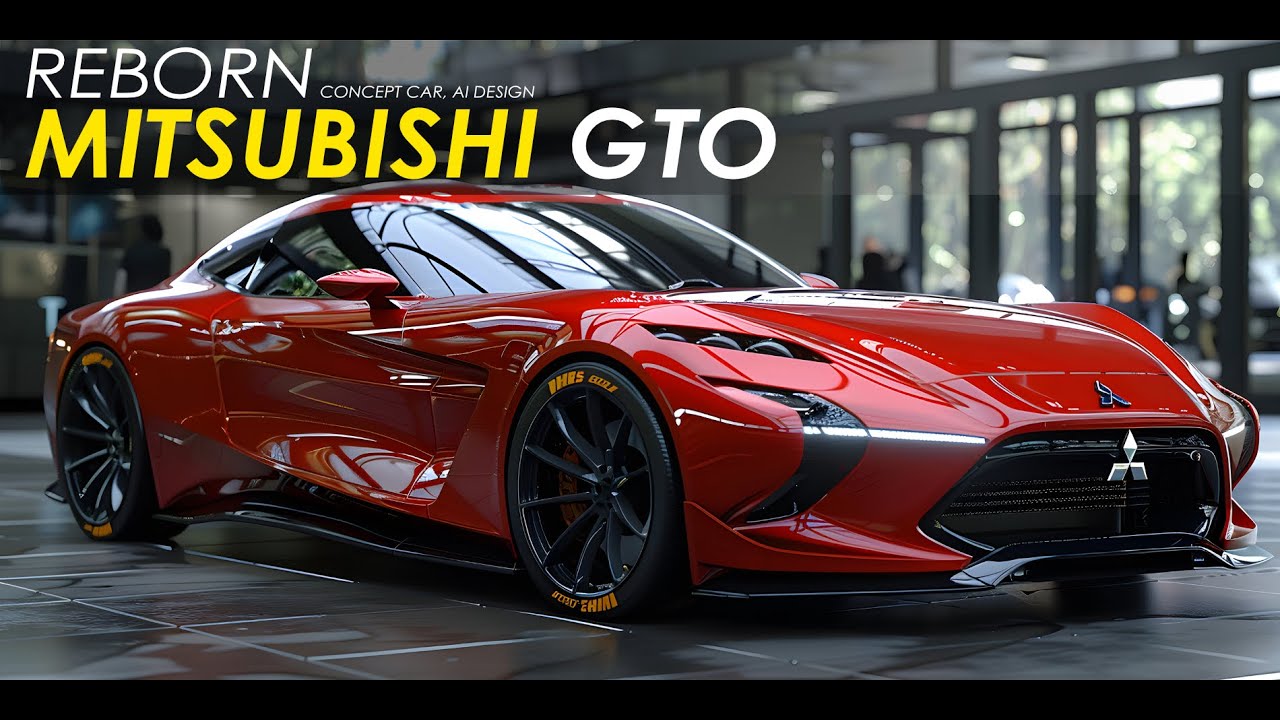 The Legend Returns: Mitsubishi GTO Reborn! [AI Design Concept Car]