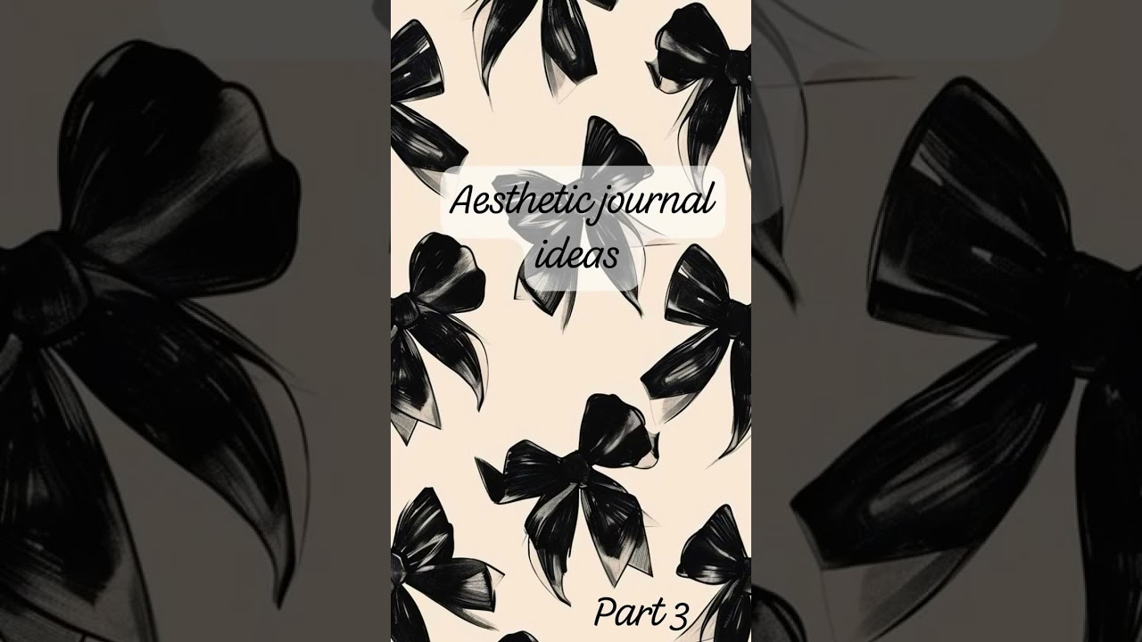 aesthetic journal ideas 