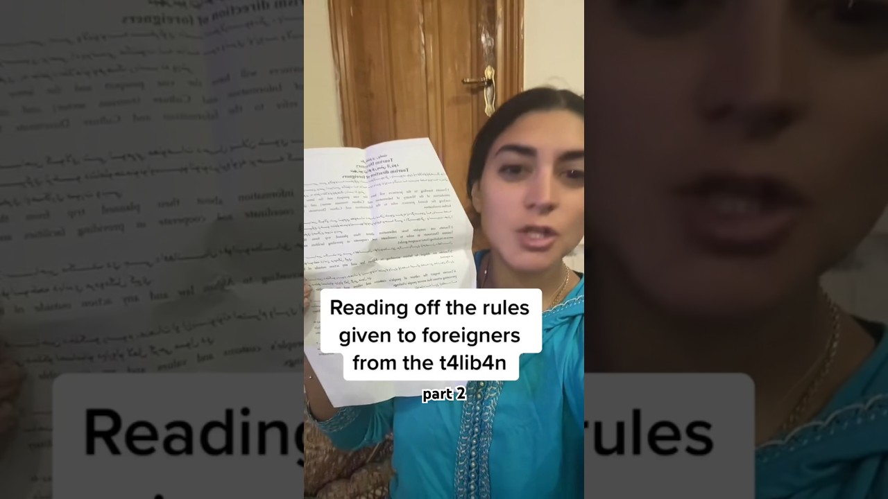 Talib4n rules for foreigners in Afghanistan (pt. 2) #afghan#afghanistan#traveler#femaletravel