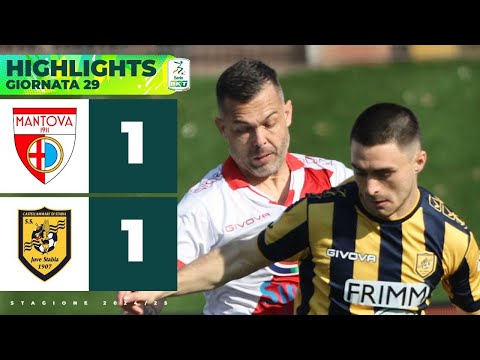 Mantova-Juve Stabia 1-1 | SOLINI, nel finale, vanifica il vantaggio di MOSTI | HIGHLIGHTS Serie BKT