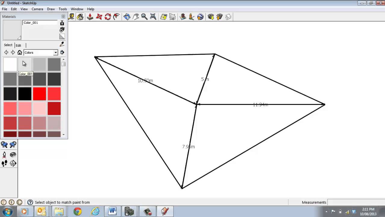 Google sketchup 1 - Radial Survey - YouTube