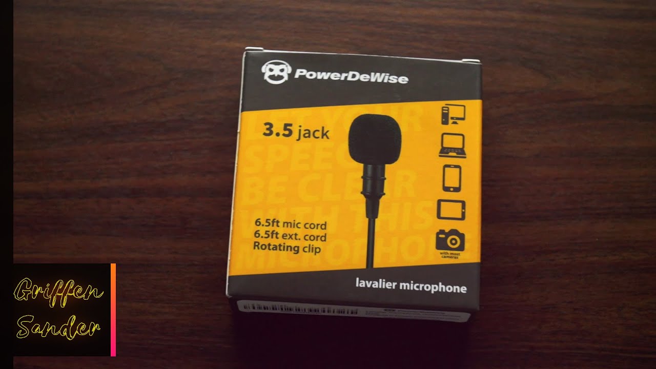 PowerDeWise Lavalier Microphone The best budget lav mic? YouTube