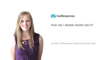 How can I disable double opt-in?