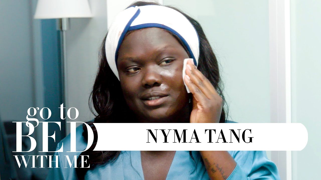 @NymaTang's Nighttime Skincare Routine | Go To Bed With Me | Harper's BAZAAR