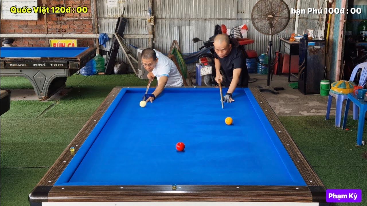 Quốc Việt thách đấu bạn Phú kèo 100đ - 120đ kết quả thế nào e mời cả nhà xem ạ