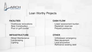 HOA and Condo Association Loans Part I