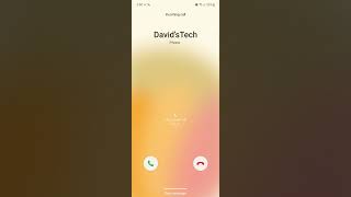 Samsung Galaxy S21 Incoming Call  Screen Recorded one Ui 51 shorts samsung galaxy galaxys21