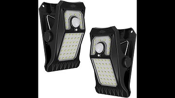 LED Solar Garden Light Clip-on Outdoor Camping Light Motion Sensor Light