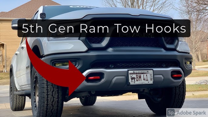 Towkz Tow Hook Covers - Ram Rebel 