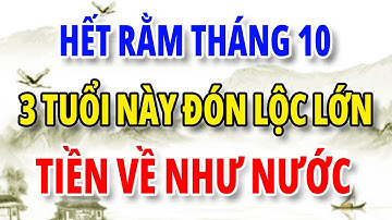 HẾT RẰM THÁNG 10, 3 Con Giáp Mở Rộng Cửa Tài Lộc – Tiền Về Như Nước, Lộc Tràn Khắp Nhà.