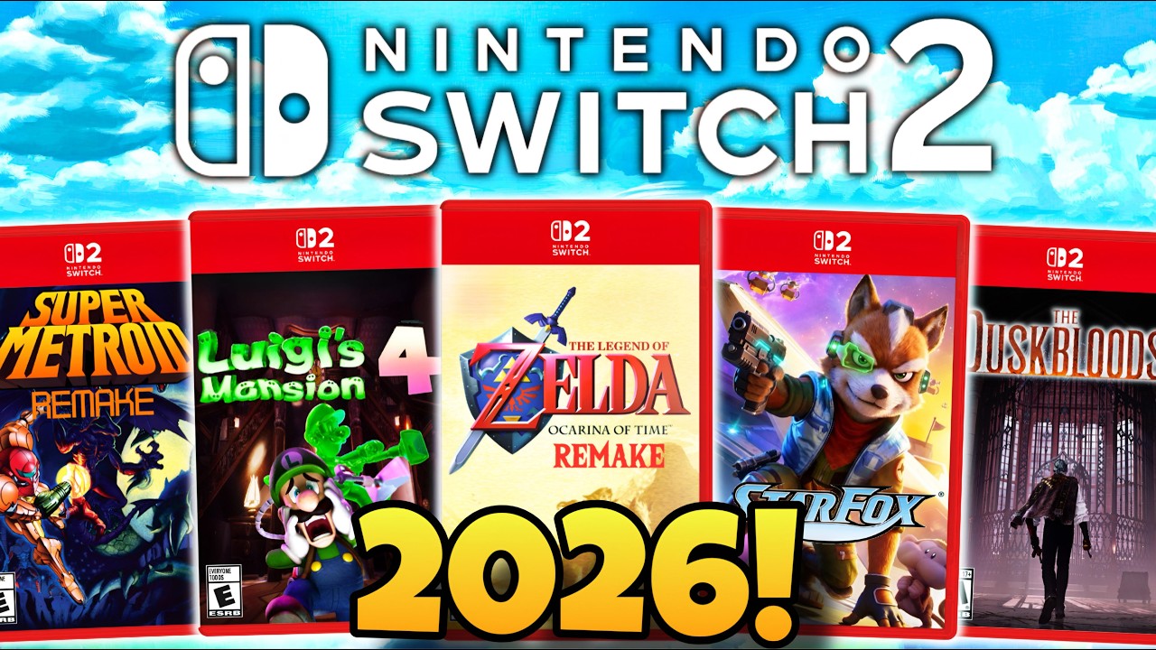 Nintendo 2026 - tampilan jadwal rilis game