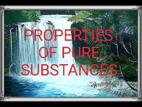 9) Properties of pure substances ( in Hindi) - YouTube