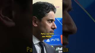 Ner Al-Khelaifi Ne Veut Pas Répondre À Une Question Sur Kylian Mbappé