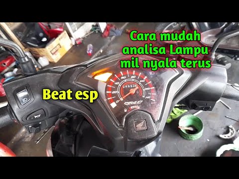 Kode Mil penyebab kode mil honda beat fi esp nyala terus @Andiemotor - YouTube