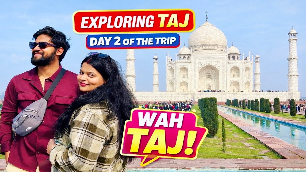 Exploring the Taj Mahal! 🕌 Agra Road Trip Day 2 Vlog