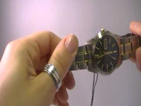 SEIKO GENTS TITANIUM WATCH SGG735P1 - YouTube