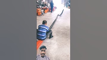 Suction twisted pipe installation process- Good tools and machinery make work easy😱