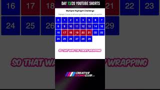 Short 13/20 Nearest Neighbor Challenge #GSAP #creativeCoding