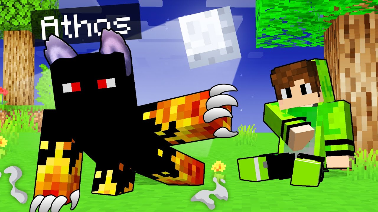 Virei um LOBO PROTETOR no MINECRAFT