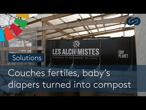 Couches Fertiles, baby's diapers turned into compost  - SOLUTIONS
