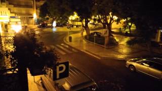 Faro - seen at night from Casa d'Alagoa Hostel