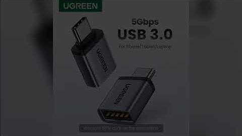 UGREEN USB 3.0 OTG Adapter Type C to USB Adapter Female Converter Thunderbolt 3 For Macbook pro Air