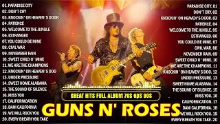 GUNS N' ROSES  Greatest Hits Full Album Classic Rock Songs 70s 80s #music #rock