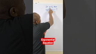 Solving Problem involving Exponential Equation #equation #sat #gcse #igcse #mathswithgpad #maths