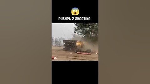 Pushpa 2 BTS | Live #Shooting #truck #scenes #alluarjun #pushpa2 #bts #shorts #video