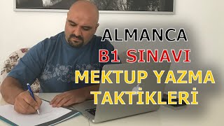 Almanca B1 Sınavı Mektup Yazma Taktikleri | Hacı Ahmet Altıner