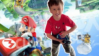 Super Mario Kart 8 Mario Anti-Gravity Mini RC Racer (Blinking light)