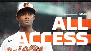 Enrique Bradfield Jr. during his first full season within the Orioles organization