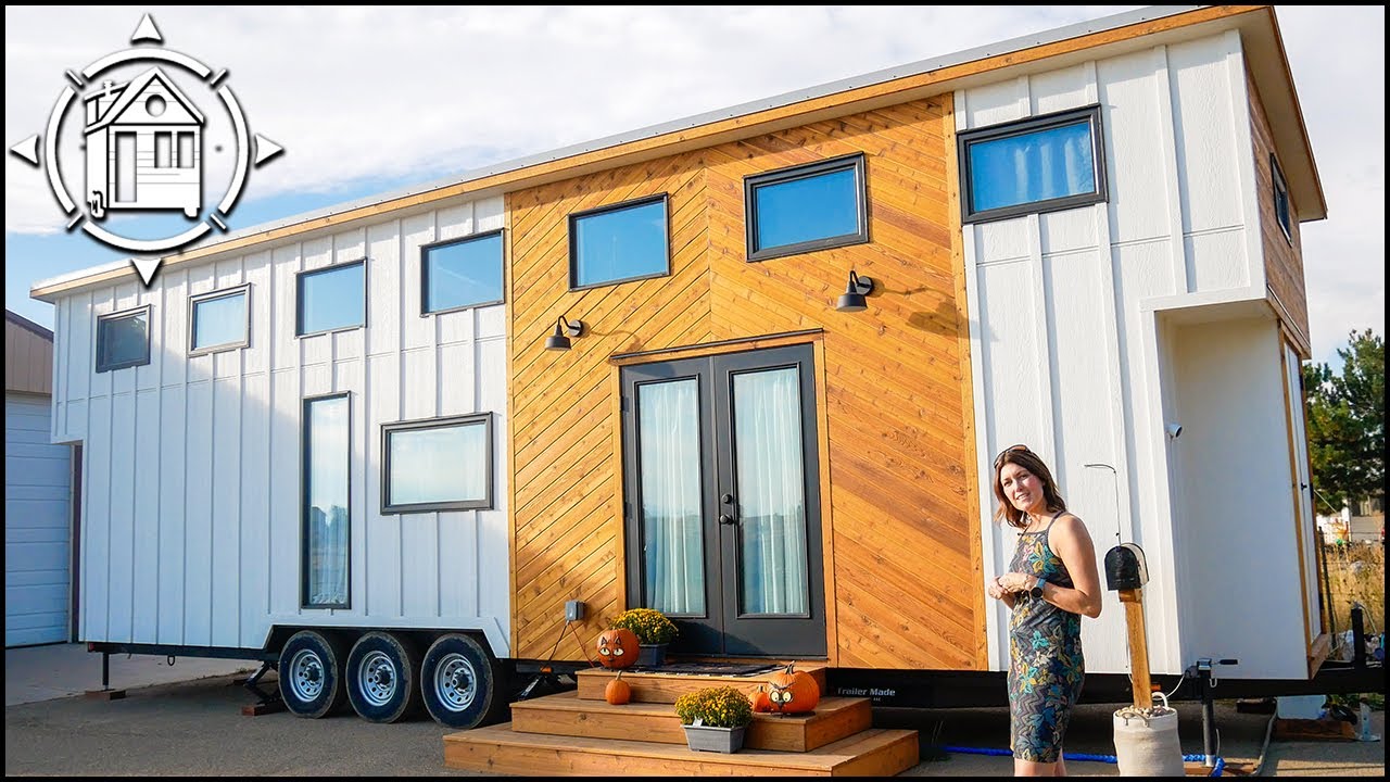 Mom + daughter tiny house - might be nicest Tiny Home ever!