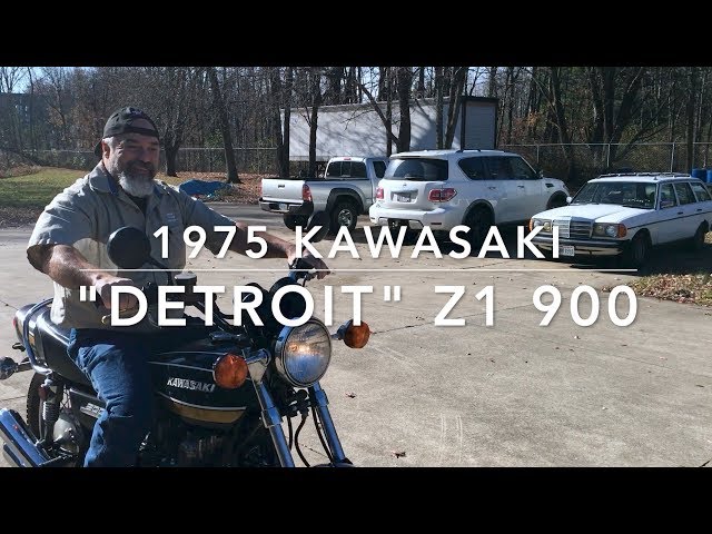 1975 Detroit Z1 900 Kawasaki Restoration: Full Story - YouTube