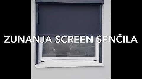 Zunanja screen senčila