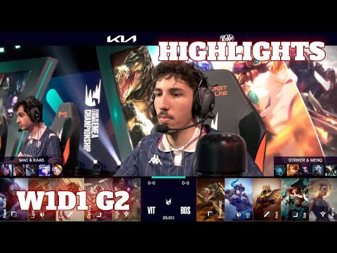 VIT vs BDS - Highlights | Week 1 Day 1 LEC Winter 2025 | Vitality vs Team BDS W1D1