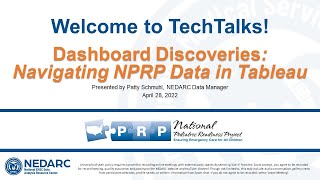 NEDARC TechTalk #76: Dashboard Discoveries: Navigating NPRP Data in Tableau