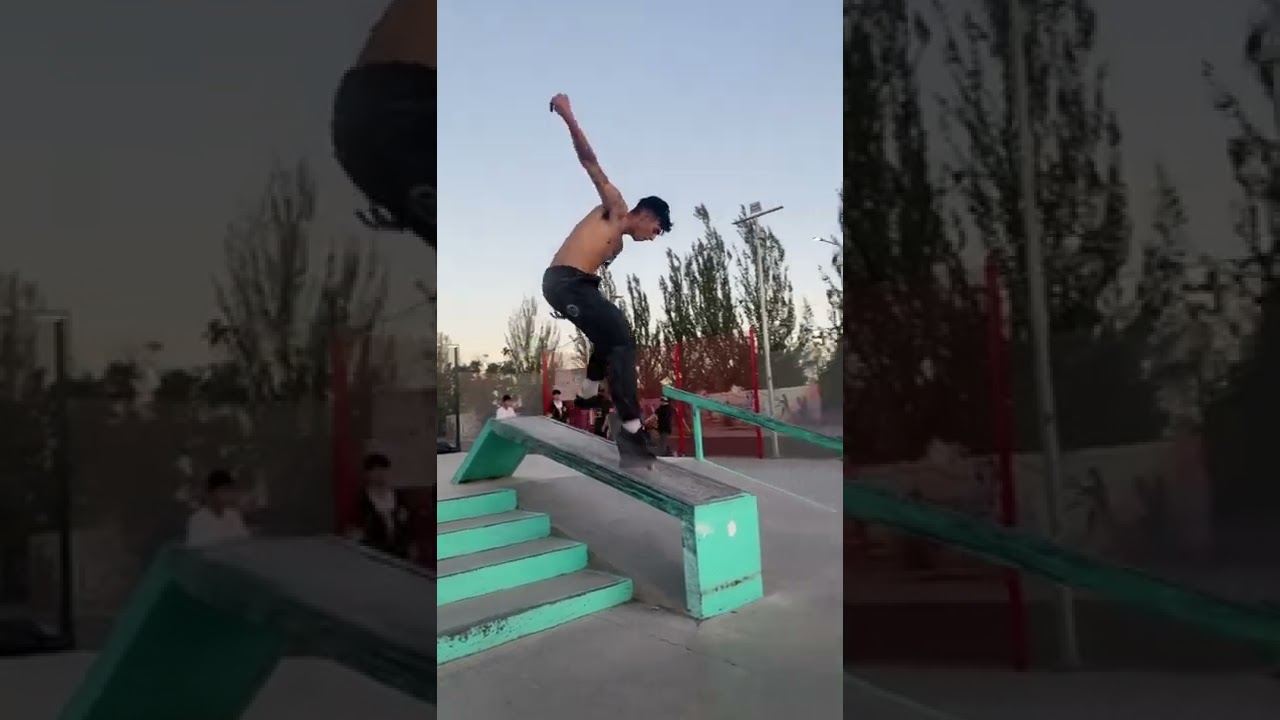 Nacho lima desde argentina dando la demo en OTPS  Of The Pobla Skateboard