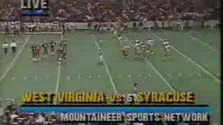 1987 Syracuse vs West Virginia Football Ending