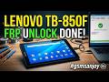 Lenovo TB-850F FRP UNlock DOne BY DFT TOOL #gsmsanjoy