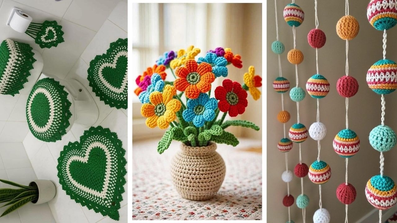 Crochet Tutorials items Home decoration & Room Decoration ideas