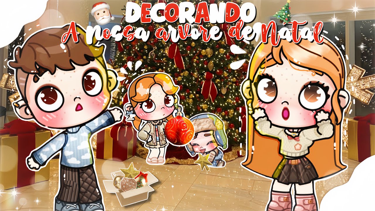DECORANDO A NOSSA ARVORE DE NATAL!🎄🎅🏻 || VOICE 🎙️|| avatar world 