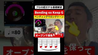 トランペット プロのガチ基礎練習 ベンディング ロングトーン 低音の芯を出すlong tone bending #trumpet #基礎練習  #吹奏楽 #低い音 #lownote #lowrange