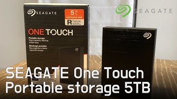 [UNBOXING] Seagate One Touch Portable storage 5TB
