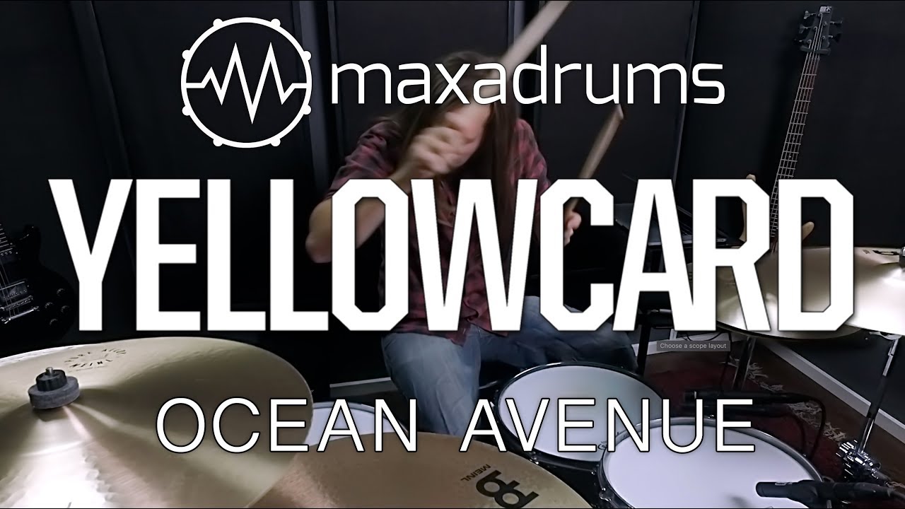 YELLOWCARD OCEAN AVENUE (Drum Cover + Transcription / Sheet Music