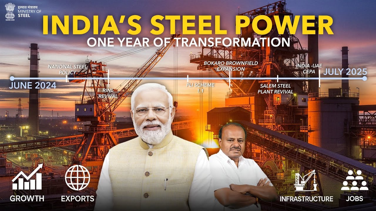 ''STEEL''ING THE NATION’S FUTURE: ONE YEAR OF IMPACT UNDER SRI H.D. KUMARASWAMY